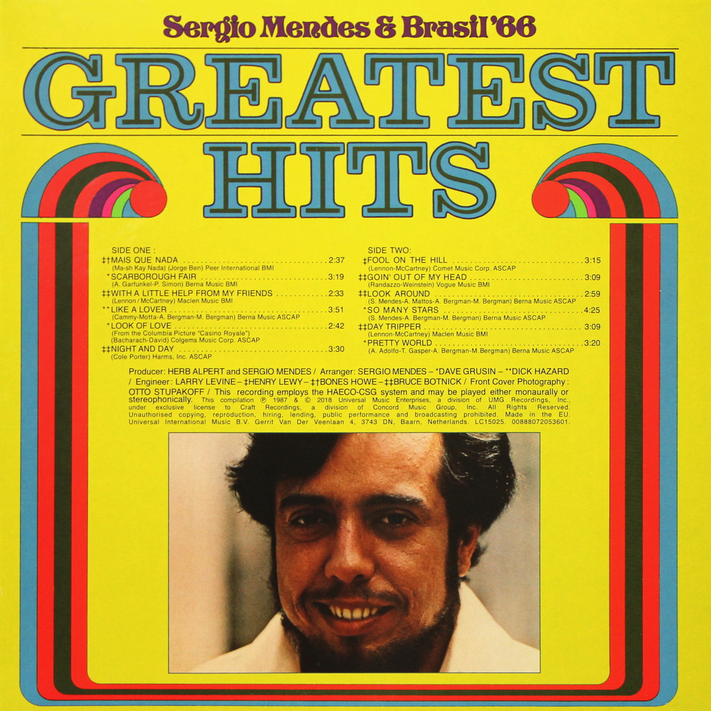 Sergio Mendes & Brasil '66 / Greatest Hits (LP)