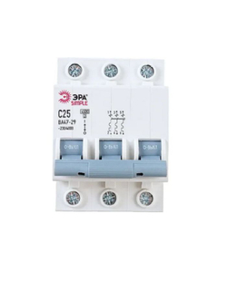 ЭРА SIMPLE-mod-23 SIMPLE Автоматический выключатель 3P 25А (C) 4,5кА ВА 47-29