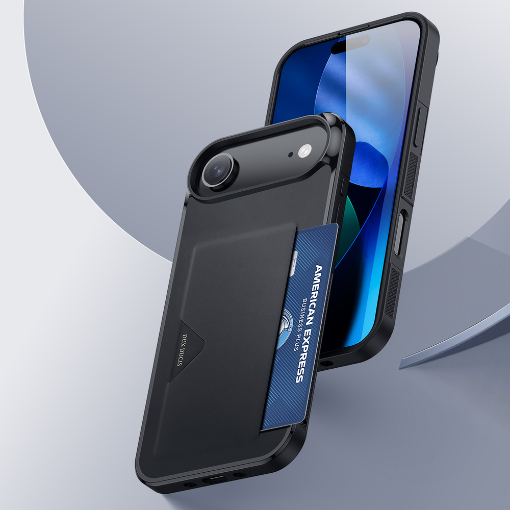 Чехол с MagSafe и отделение для карт (картхолдер) для iPhone 17 Air, от Dux Ducis, серия Pocard Series Case