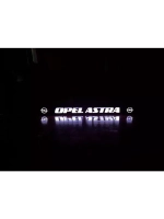 Рамка для номера с подсветкой. OPEL ASTRA