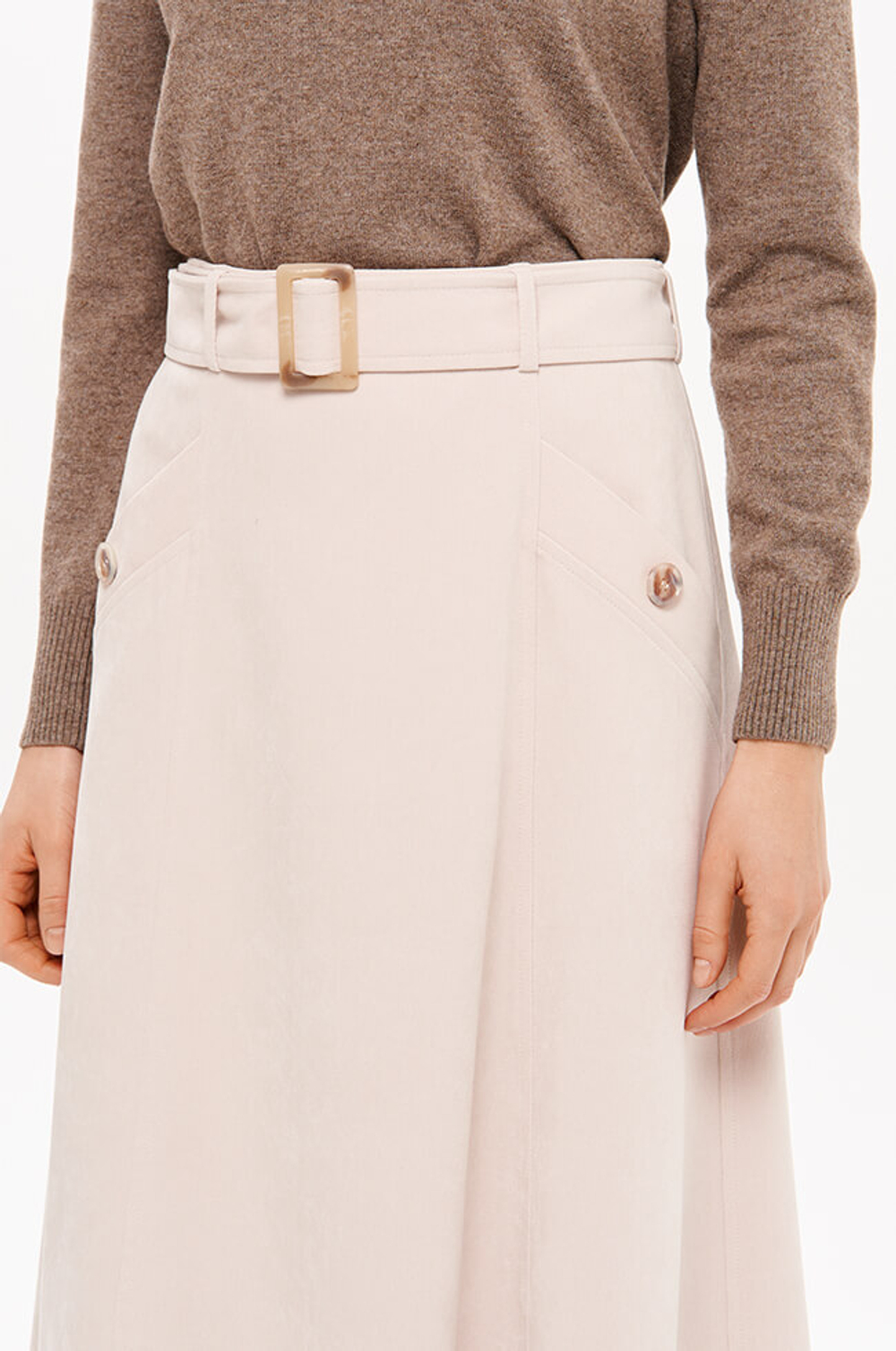 4900 Юбка женская (кремовый)