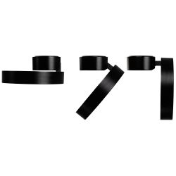 Светильник SP-RONDO-FLAP-R210-20W Warm3000 (BK, 110 deg) (Arlight, IP40 Металл, 3 года) 028165