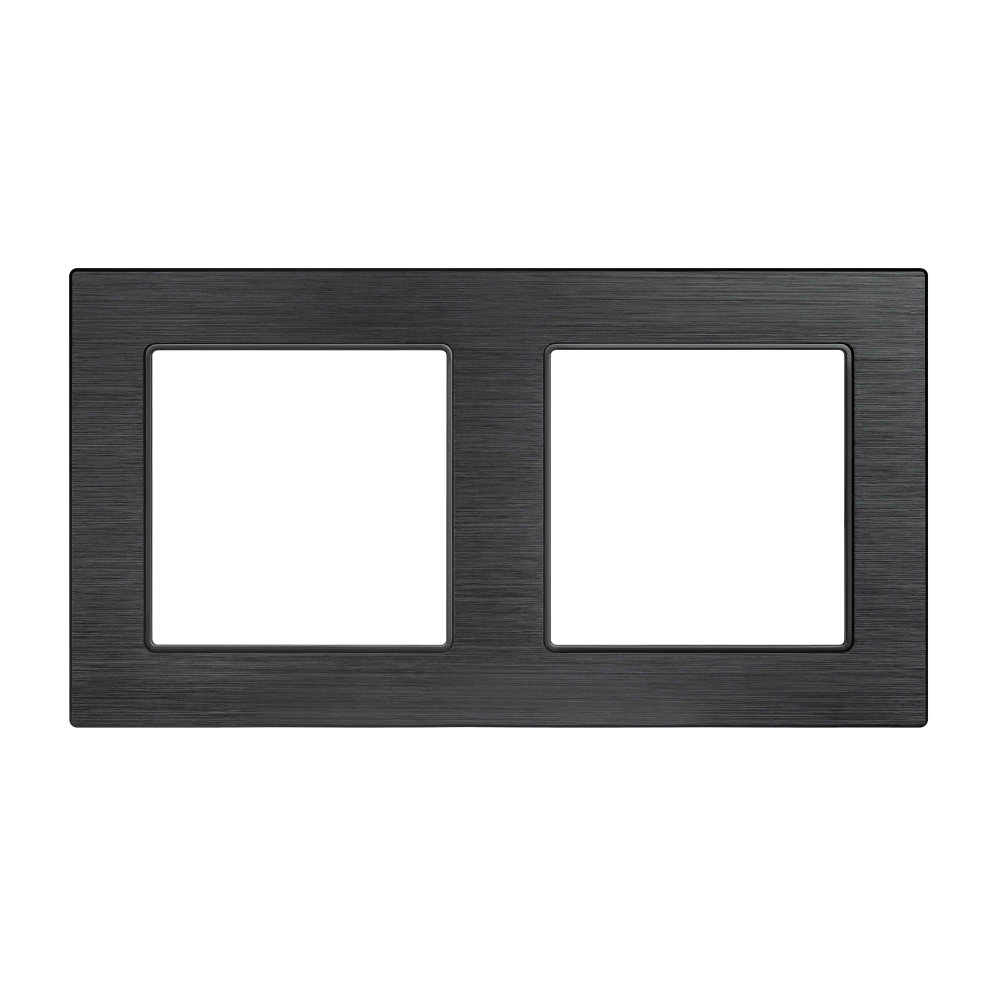 Рамка алюминиевая FRM-PRESTO-ALS-2-BK (Arlight, -) 043855