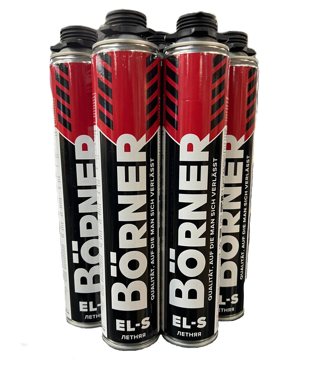 ПЕНА МОНТАЖНАЯ BOERNER EL-S ЛЕТНЯЯ 1000МЛ