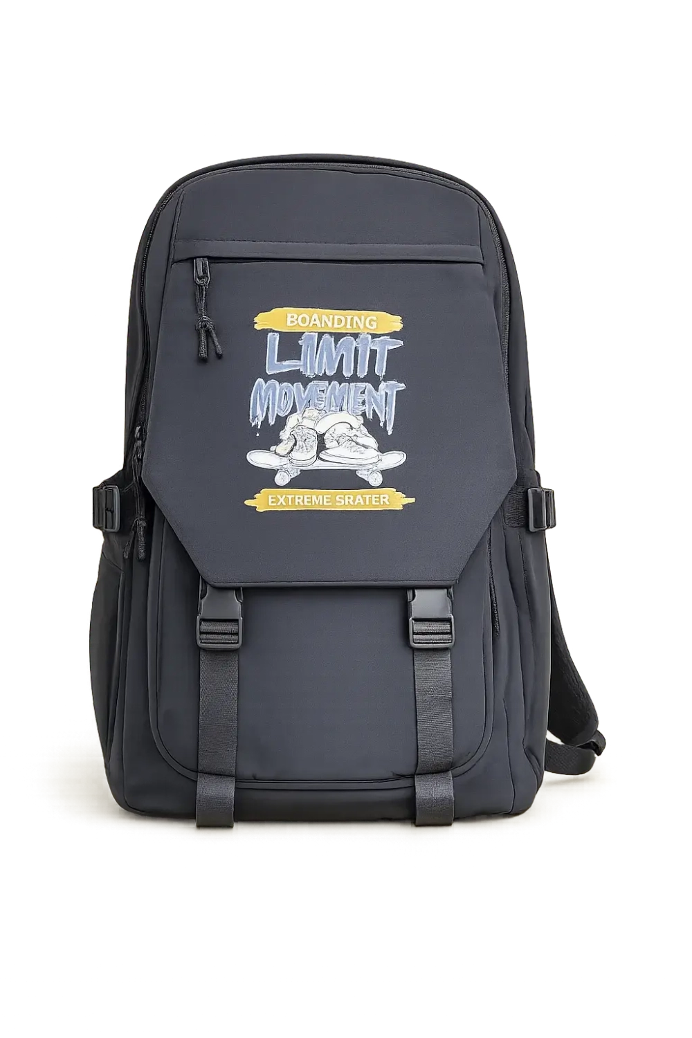 Рюкзак спортивный "BOANDING" черный QOZA, 15 л