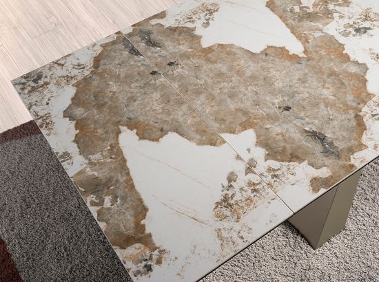 Раздвижной обеденный стол 1124/MC21087DT из мраморной керамики Испания 