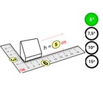 Элемент наклонный для конструктора Outdoor зеленый