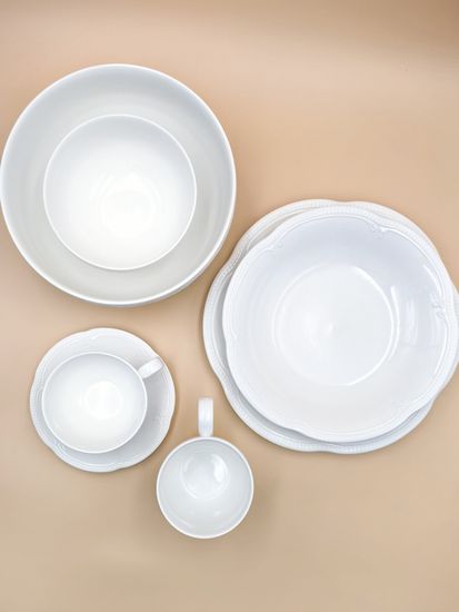 Блюдо прямоугольное 35,5х18 см. набор 3 шт. "White Ornaments"