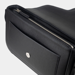 Сумка Universel из кожи теленка, черного цвета