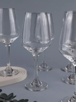 Набор бокалов для вина, 450 мл, 6 шт. прозрачные