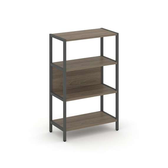 Shelf System Односекционный стеллаж трехярусный SN.STM-311 Вяз Благородный/Металл Антрацит 810*400*1