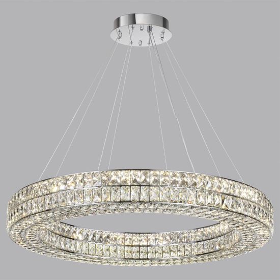 4927/98L L-VISION ODL24 599 хром/металл/хрусталь Люстра LED 98W 4000K 5850Лм PANTA