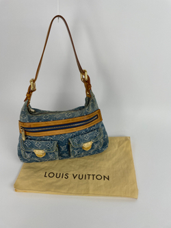 Сумка Louis Vuitton BLUE MONOGRAM DENIM & VACHETTA LEATHER BAGGY PM