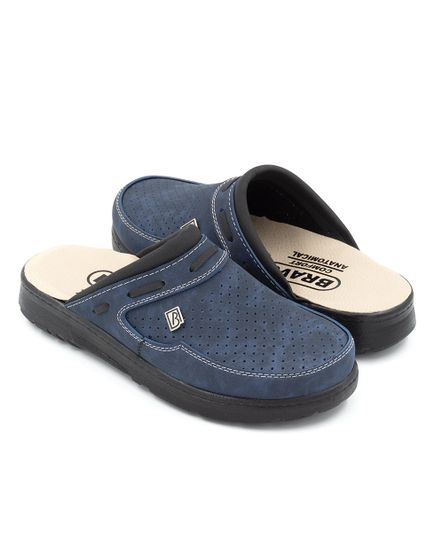 504 | "Ivan 2.0" Мужские тапочки-сабо (темно-синий)