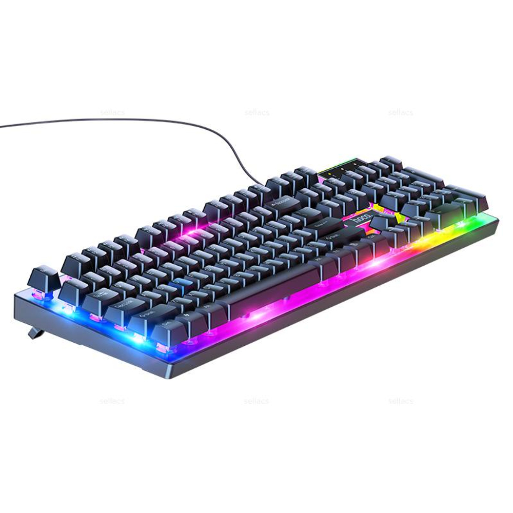Проводная клавиатура + мышь Hoco GM18 (black)
