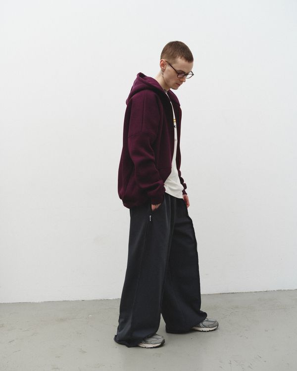 Худи Zip-Up Potent Purple фиолетовый - фото 5