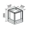 Ландшафтный светильник Трим / Trim E27x1 15Вт IP 65 Outdoor o455fl-01gf
