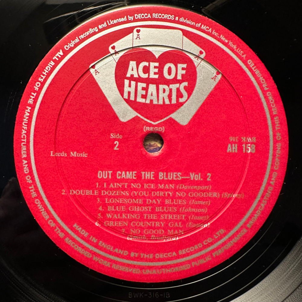 Сборник - Out Came The Blues Vol. 2 (Англия 1967г.)