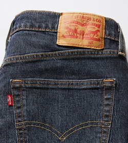 Шорты джинсовые мужские LEVI'S 412 SLIM SHORTS MED INDIGO - WORN IN