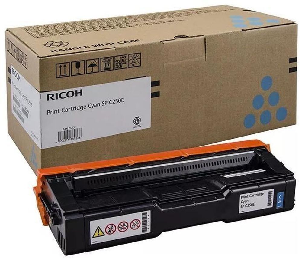 Принт-картридж Ricoh тип SP C250E для SP C250/C260/C261 голубой 407544
