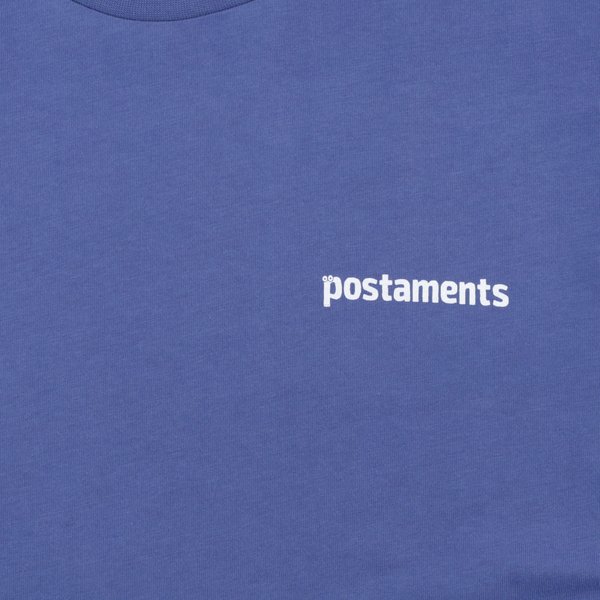 Футболка Postaments P Logo (indigo) артикул:iSJEGilDjrNkDTeU6b4A42 - купить в магазине Дайс