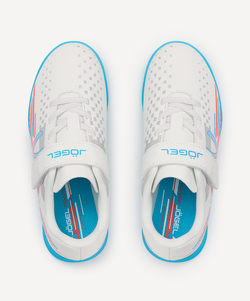 Бутсы многошиповые Evofly TF Talant White/blue, детский