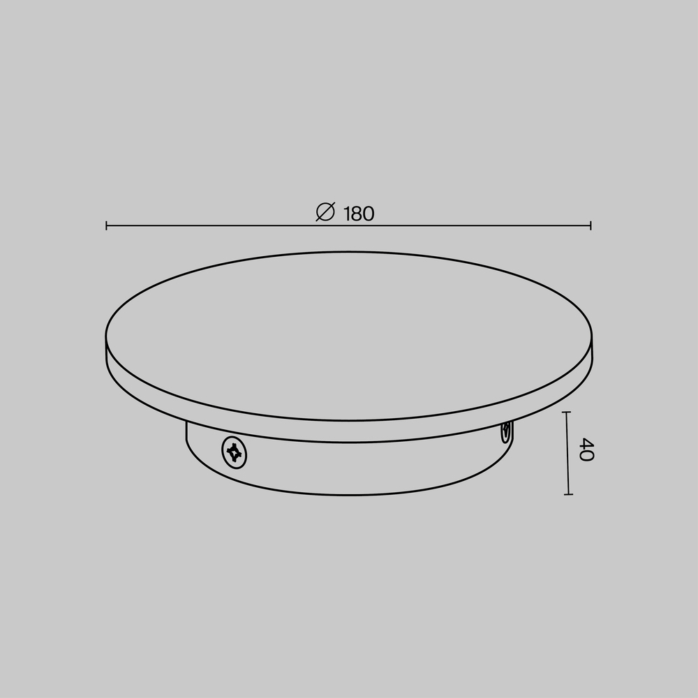 Светильник уличный настенный led ip65 Wald 3000К 12Вт
