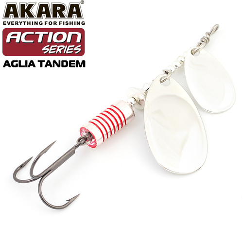 Блесна вращающаяся Akara Action Series Aglia Tandem 2/4 11 гр. 2/5 oz. A19