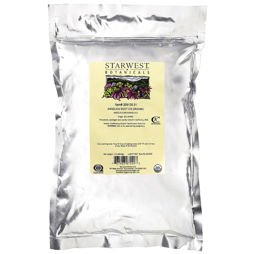 Starwest Botanicals, Органический корень дудника C / S, 453,6 г (1 фунт)