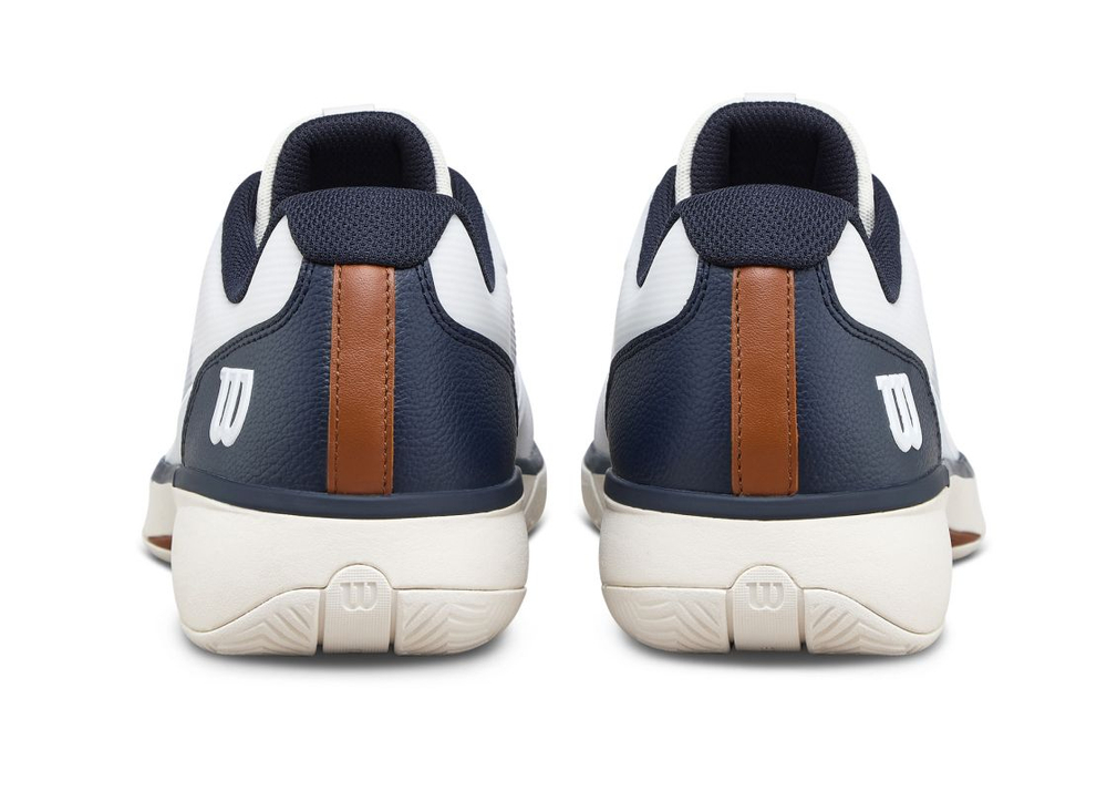 Мужские теннисные кроссовки Wilson Rush Lite 5 - white/navy/tofu