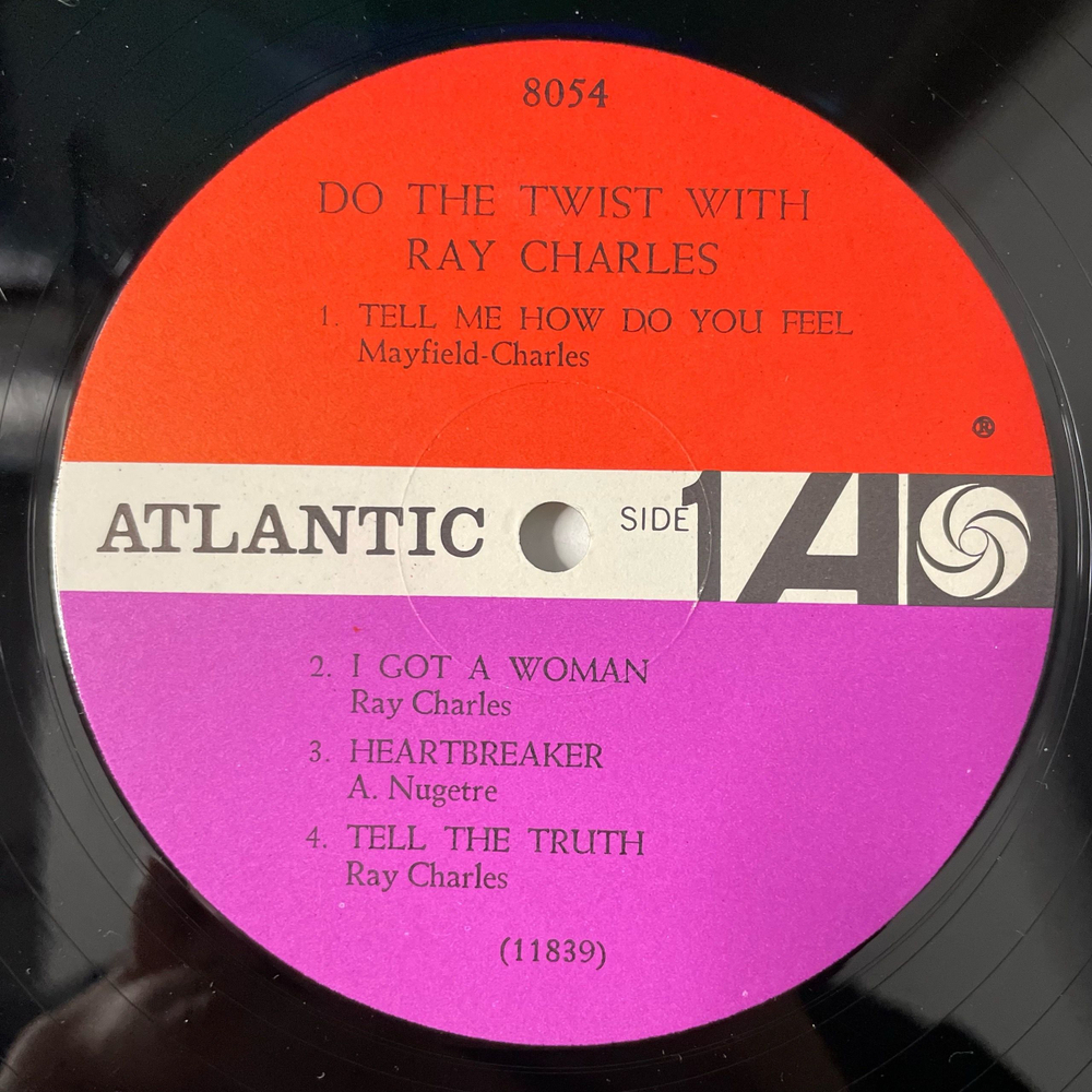 Винтажная виниловая пластинка LP Ray Charles Do The Twist With Ray Charles (США 1961)