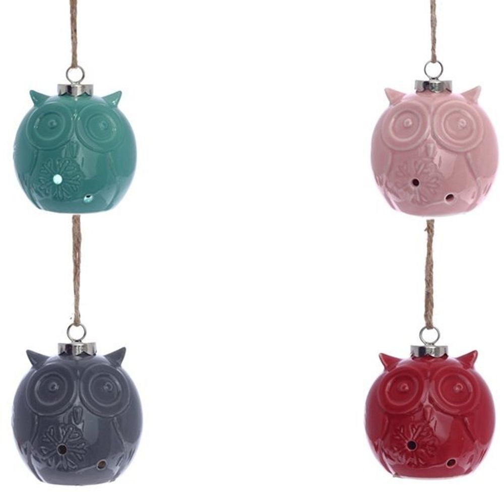 GAEM Украшение новогоднее "Сова" с подсветкой, L7 W7 H8,5 см, 5в.