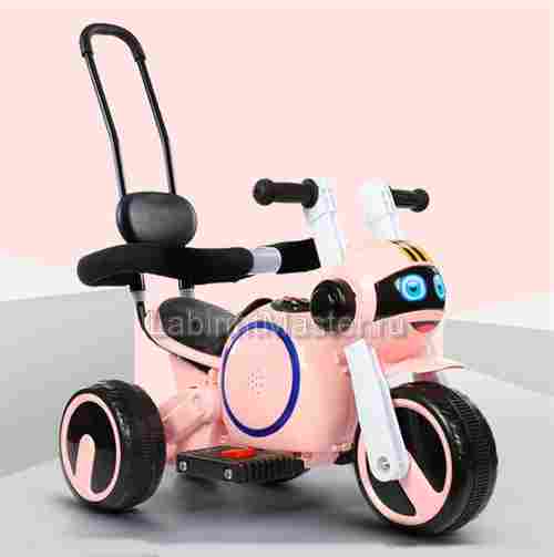 Детский электромотоцикл "Трицикл BKY-188" розовый