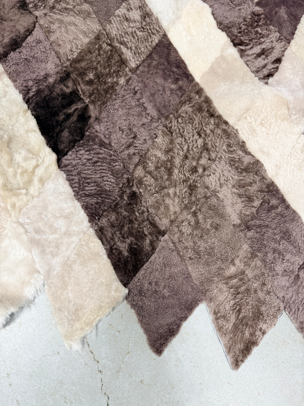 Меховой Коврик прикроватный накидка на кресло из овчины