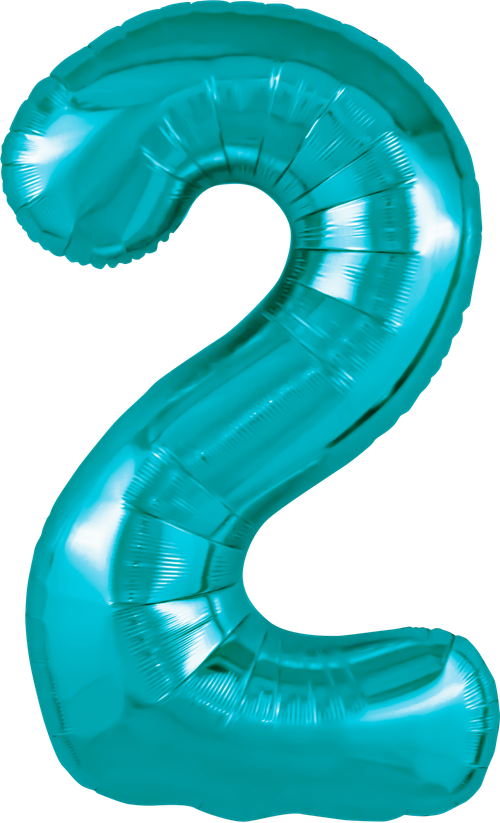 Ag (40''/102 см) Цифра, 2 Slim, Океан, 1 шт. в уп.