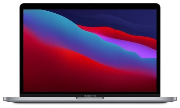 Ноутбук Apple MacBook Pro 13 Late 2020 (Apple M1/13"/2560x1600/8GB/256GB SSD/DVD нет/Apple graphics 8-core/Wi-Fi/Bluetooth/macOS) MYD82RU/A Серый космос