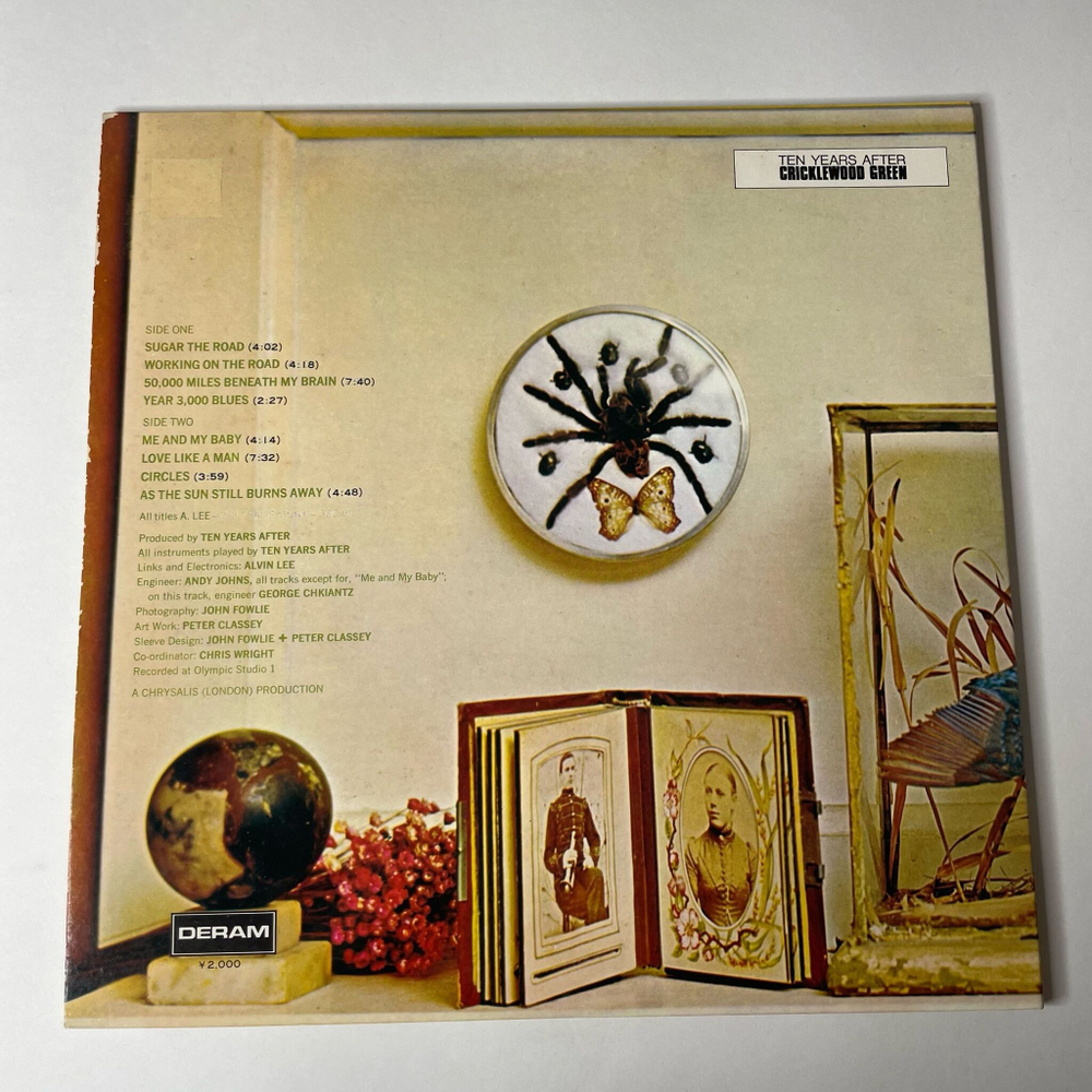 Винтажная виниловая пластинка LP Ten Years After Cricklewood Green (Japan 1970) (No Obi) Circles