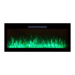 Электроочаг RealFlame Diamond 42, с муляжом дров и кристаллами