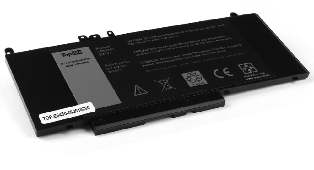 Аккумулятор для ноутбука Dell TopOn TOP-E5450