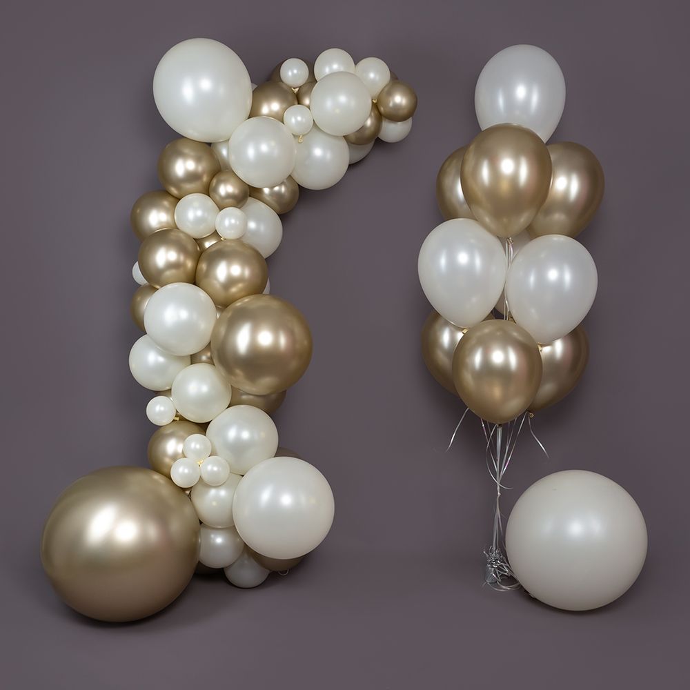 Шар (24''/61 см) Золотой Песок (870), шелк, 1 шт.