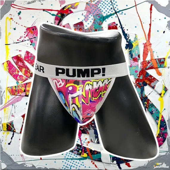 Мужские трусы джоки белые PUMP! MP224-1