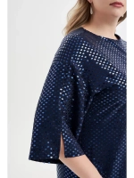 Платье короткое с пайетками