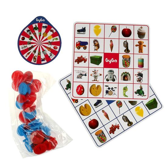 Настольная игра БУБА лото, кор.21*21*4,5см Умные игры