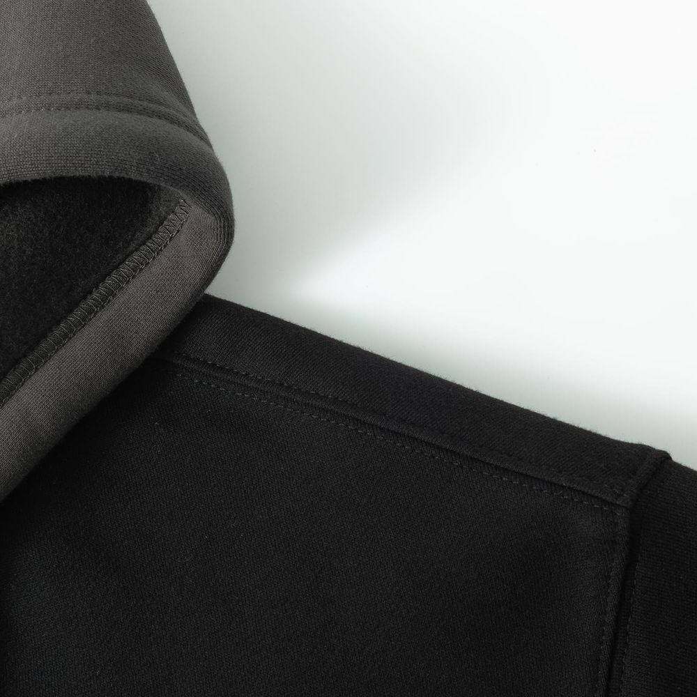 Худи Ymkashix HTF Three Color Block черный / серый