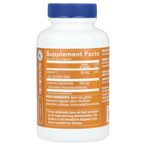 The Vitamin Shoppe, Cranberry Plus, 400 мг, 90 капсул