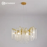 Люстра ROXANA 65 E14х8 R-600x1200-GOLD/CRYSTAL-220-IP20
