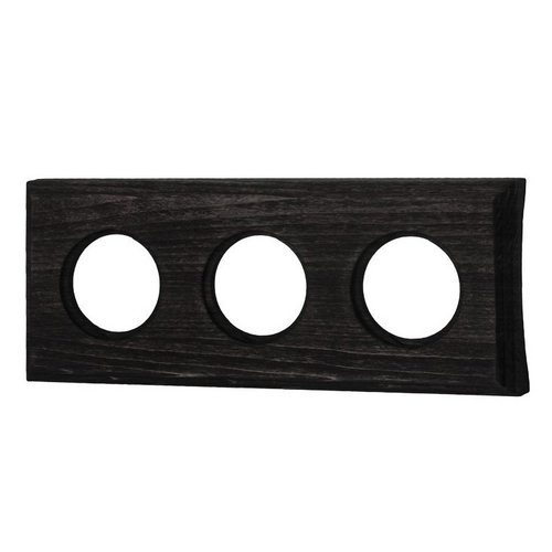 Рамка 3 постовая (Угольно-черный на бревно 280 мм) С.М. BF4C28-630-119