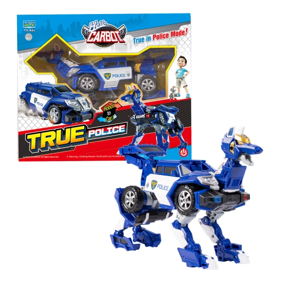 Карбот. True Police трансформер 21 см, S2. Hello Carbot 42890