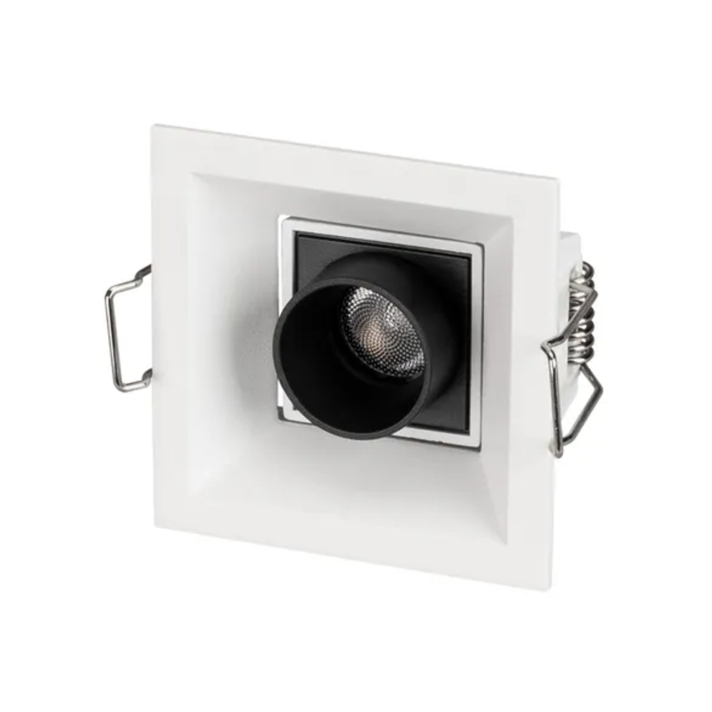 Светильник MS-ORIENT-BUILT-TURN-TC-S67x67-3W Warm3000 (WH-BK, 30 deg, 230V) (Arlight, IP20 Металл, 5 лет) 031927