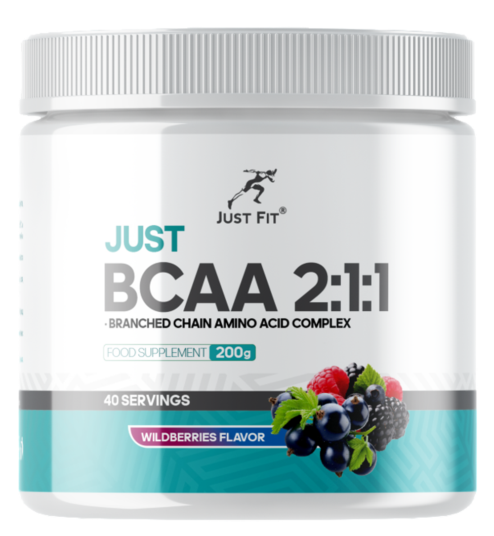 BCAA Just Fit BCAA 2:1:1 200 grams , Аминокислоты BCAA